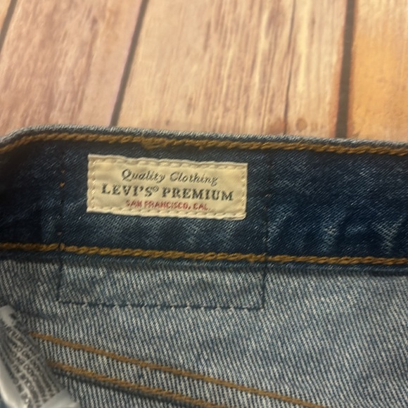 Levi’s button fly wedgie style Preloved denim - Picture 5 of 8